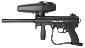 Photo Paintball Guns and packs