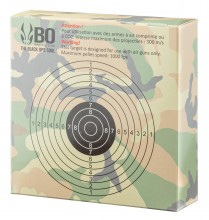 Photo A52241-02 100 targets cartons 14 x 14 cm