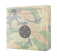 Photo A52241-03 100 targets cartons 14 x 14 cm