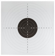 Photo A52290-01 100 cartons targets 53 x 53 cm C50 white