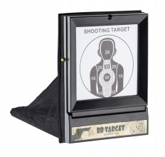 Airsoft target holder with net
