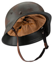 A54312-2-Reproduction casque Allemand M35 vieilli Photo A54312-2-Reproduction casque Allemand M35 vieilli