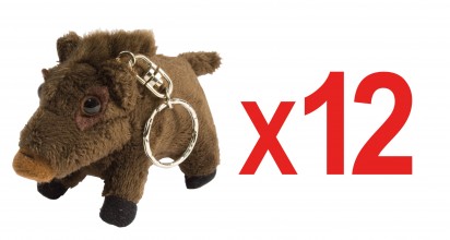 A56007-V Porte clefs peluche sanglier Photo A56007-V Porte clefs peluche sanglier