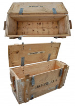 A60396-02 Caisse à munition en bois de surplus Photo A60396-02 Caisse à munition en bois de surplus