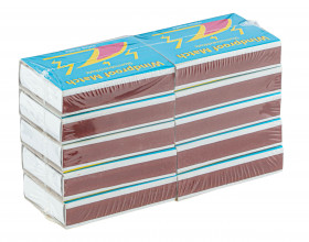 A60398-02 Lot de 10 boîtes de 20 allumettes tempête Photo A60398-02 Lot de 10 boîtes de 20 allumettes tempête
