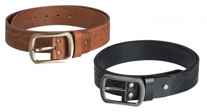 Western leather belt