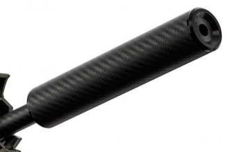 Photo A61250 40x200mm carbon silencer with Storm PC1 foam