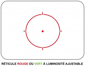 A61522-R Red dot type 551 red and green Photo A61522-R Red dot type 551 red and green