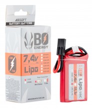 1 stick 2S 7.4V 1200mAh 25C Lipo battery Peq