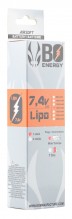 A63006-2 2S 7.4V 1300mAh 25C Lipo battery 1 stick Photo A63006-2 2S 7.4V 1300mAh 25C Lipo battery 1 stick