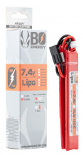 2 sticks 2S 7.4V 1300mAh 25C Lipo battery