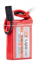 A63016 3S 11.1V 1200mAh 25C Lipo battery 1 stick Photo A63016 3S 11.1V 1200mAh 25C Lipo battery 1 stick