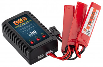 Photo A63040-3 Chargeur de batterie BO3 LiPo 7,4V et 11,1V en sachet