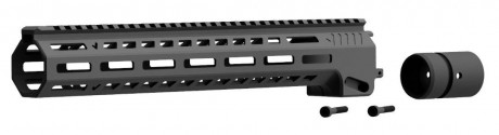A63078.jpg Garde-main V-Rail 13'' avec Écrou de Canon pour VMP-2M - Vorsk (Noir / Gris / Tan) Photo A63078.jpg Garde-main V-Rail 13'' avec Écrou de Canon pour VMP-2M - Vorsk (Noir / Gris / Tan)