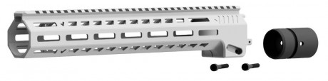 A63079.jpg Garde-main V-Rail 13'' avec Écrou de Canon pour VMP-2M - Vorsk (Noir / Gris / Tan) Photo A63079.jpg Garde-main V-Rail 13'' avec Écrou de Canon pour VMP-2M - Vorsk (Noir / Gris / Tan)