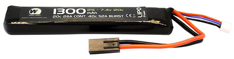 Batterie LiPo stick 7,4 v/1300 mAh