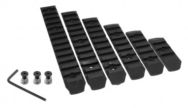 A65523.jpg Set de 6 Rails Keymod nylon BO Manufacture Photo A65523.jpg Set de 6 Rails Keymod nylon BO Manufacture