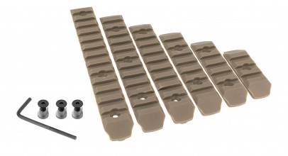 A65523T.jpg Set de 6 Rails Keymod nylon BO Manufacture Photo A65523T.jpg Set de 6 Rails Keymod nylon BO Manufacture