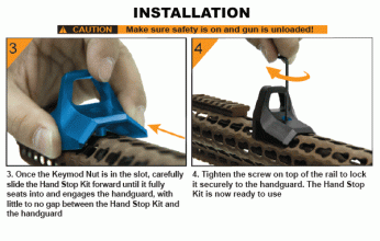 A67047-10 Grip UTG garde main pour système Keymod Photo A67047-10 Grip UTG garde main pour système Keymod