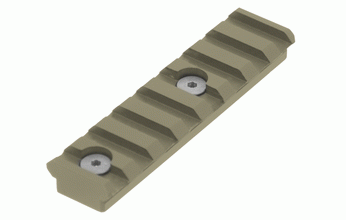 Picatinny rail UTG keymod 8 slot fde cerakote