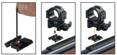 A67094-1-Lot de 2 adaptateurs pour rails 11mm-21mm Photo A67094-1-Lot de 2 adaptateurs pour rails 11mm-21mm