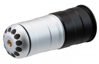 40mm gas grenade 120 BB's Black/Silver