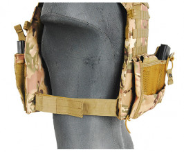 Photo A68606-04 Veste Plate Carrier 1000D noire