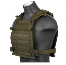 Photo A68610 Gilet léger Plate carrier noir 1000D