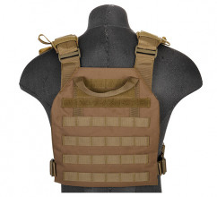 Photo A68611-03 Lightweight Plate carrier Coyotte Brown 1000D Lancer Tactical