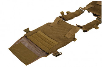 Photo A68611-04 Lightweight Plate carrier Coyotte Brown 1000D Lancer Tactical