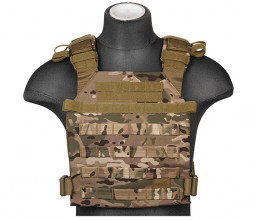 Photo A68612-02 Gilet léger Plate carrier noir 1000D