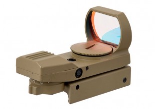 A68639-1 Tan 4 reticles red / green dot Reflex sight Photo A68639-1 Tan 4 reticles red / green dot Reflex sight