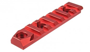 Rail Keymod 7 slots with QD Red