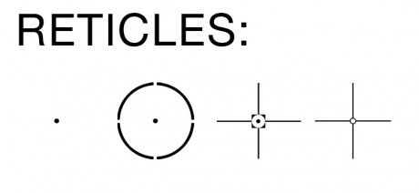 Photo A68781-2 4 reticles red / green dot Reflex sight