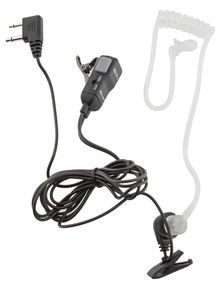 Discrete earpiece with acoustic tube for Midland G9