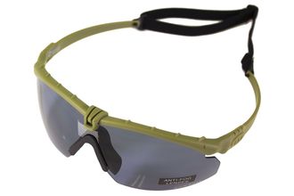 Photo A69643-Lunettes Battle Pro Thermal Vert/Smoke - Nuprol