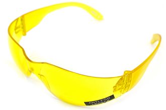 Rigid anti-fog yellow non-adjustable glasses - Nuprol