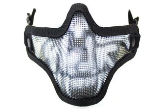 Skull Shield Mask Bottom - Black