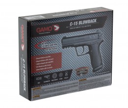 Photo ACP130-7 GAMO CO2 pistol C15 blowback cal. 4.5 mm