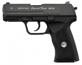 ACP723-04 Pistolet CO2 culasse mobile BORNER W118 cal. 4.5mm BB's Photo ACP723-04 Pistolet CO2 culasse mobile BORNER W118 cal. 4.5mm BB's