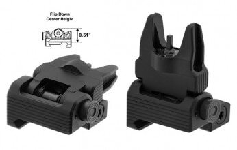 AD99991-1 GUIDON FLIP UP AR15 / AR10 - PICATINNY - Photo AD99991-1 GUIDON FLIP UP AR15 / AR10 - PICATINNY -