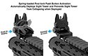AD99991-2 GUIDON FLIP UP AR15 / AR10 - PICATINNY - Photo AD99991-2 GUIDON FLIP UP AR15 / AR10 - PICATINNY -