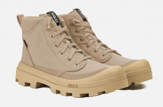 AIGLE - Sand color Tenere Hike walking shoes