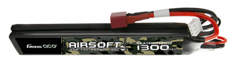 BAT111-02 Airsoft battery Gen Ace Lipo 7.4V 25C 1300mAh 2S1P Photo BAT111-02 Airsoft battery Gen Ace Lipo 7.4V 25C 1300mAh 2S1P
