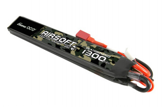 BAT111-04 Airsoft battery Gen Ace Lipo 7.4V 25C 1300mAh 2S1P Photo BAT111-04 Airsoft battery Gen Ace Lipo 7.4V 25C 1300mAh 2S1P
