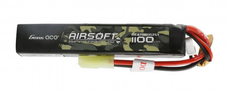 Photo BAT115 Gen Ace Lipo 11.1V 25C 3S1P 1100mAh airsoft battery