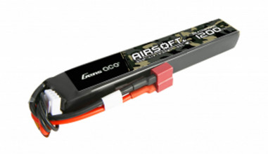 Photo BAT118-3 2S 11.1V 1200mAh 25C Lipo battery 1 stick T-DEAN Genspow