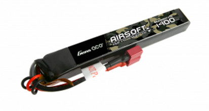 Photo BAT124-1 Batterie Lipo 2S 7.4V 1400mAh 25C 1 stick Genspow
