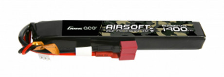 Photo BAT124-2 Batterie Lipo 2S 7.4V 1400mAh 25C 1 stick Genspow