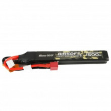 Photo BAT128-1 2S 7.4V 1500mAh 25C Lipo battery 2 sticks Genspow